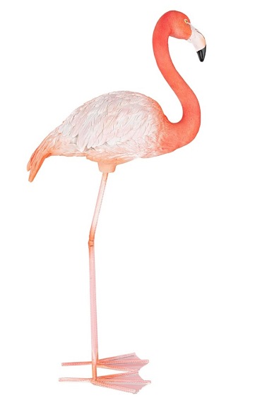 Dekoracja Stojąca Flamingo Road 16x34x75 Różowy