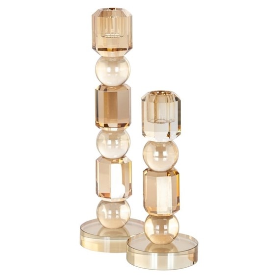 Świecznik MERAL L Brąz