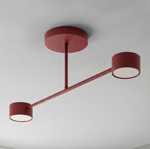 Lampa Sufitowa HALO 2 Burgundowy