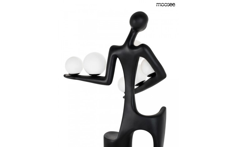 Lampa Podłogowa HUMAN DREAMER Czarny/Biały