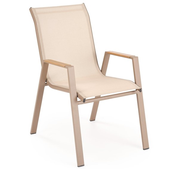 Krzesło Ogrodowe HOVER Beżowy/Cappuccino