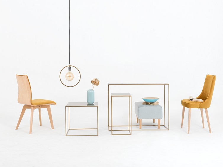 Konsola TENSIO Metal 100x35 Złoty