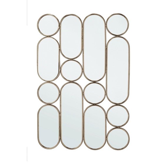 Lustro Ścienne HANIMA Złoty