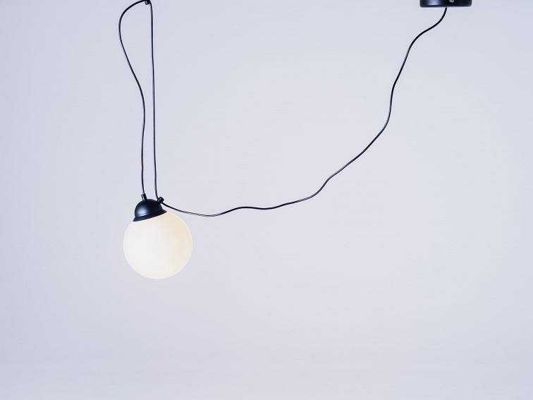 Lampa Wisząca Glass M 1 20 Czarny