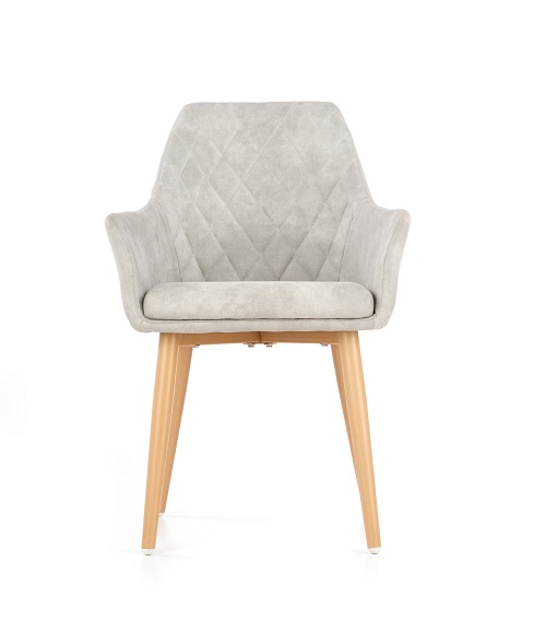 Krzesło K287 Buk/Popielaty