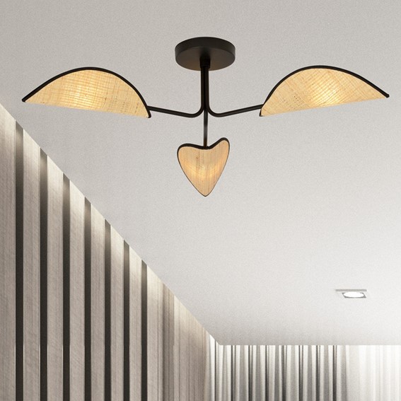 Lampa Sufitowa GOMEZ 3 Rattan