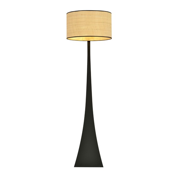 Lampa Podłogowa ESTRELLA LP1 Czarny/Naturalny