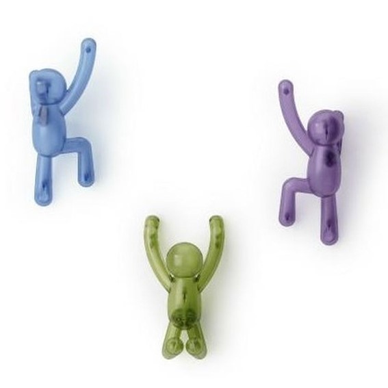 Wieszak Ścienny BUDDY Wielokolorowy