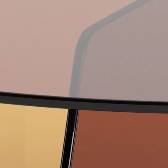 Stolik SAMOS fi80 Brązowy