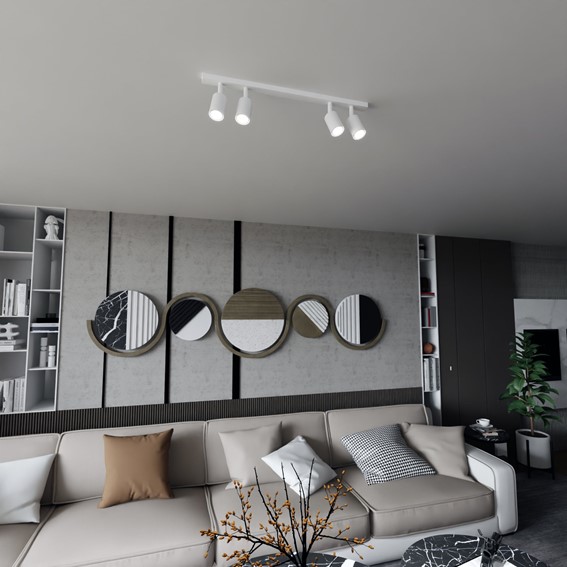 Lampa Sufitowa FLASH 4 Biały