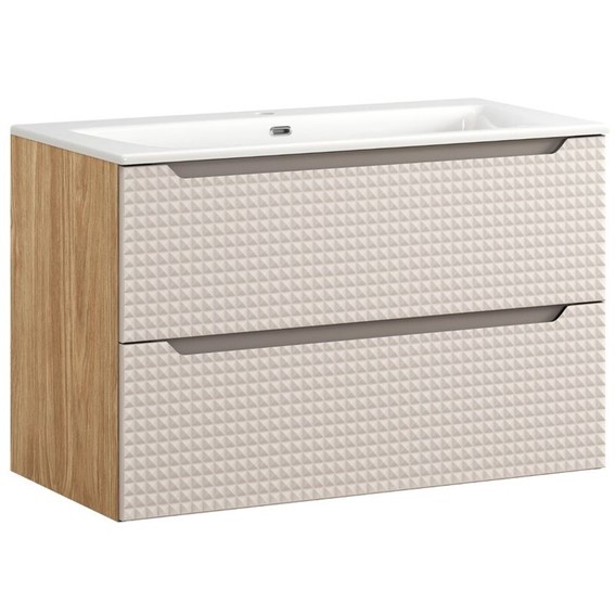 Zestaw Meblowy SKY 90cm Beż/Dąb Olejowany