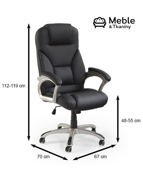 Fotel Gabinetowy DESMOND Czarny