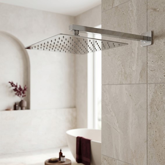 Deszczownica Kwadratowa JS-P015 30cm Chrom
