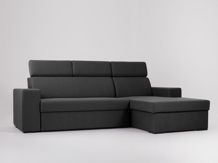 Narożnik Rozkładany Atlantica P 250x160 Karbon/Orzech