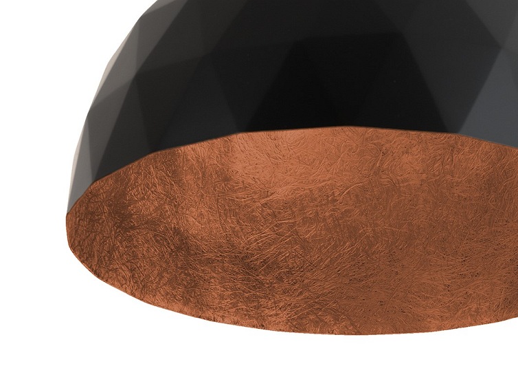 Lampa wisząca LEONARD M – miedziano-czarny