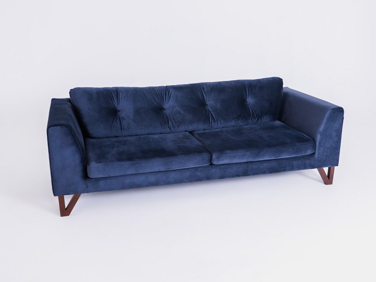 Sofa 3 os. Willy 230x97x68 Aronia/Orzech
