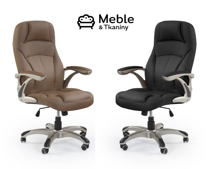 Fotel Obrotowy Gabinetowy CARLOS Jasny Brąz