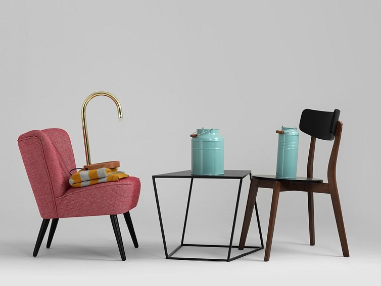 Stół kawowy ZAK METAL 50 Czarny