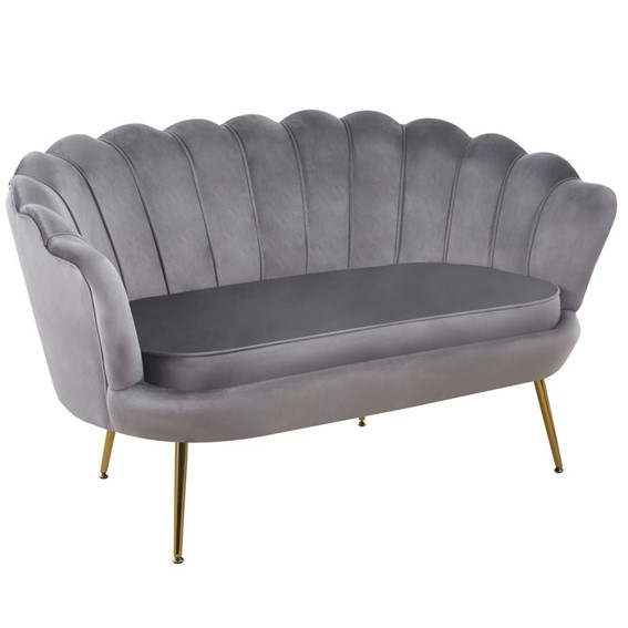 Sofa SF1-FX Szary/Złoty