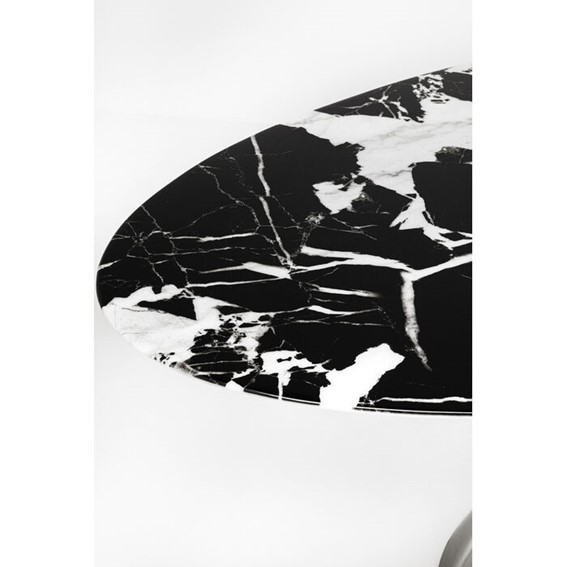 Stół Jadalniany MAMBO CHROME 200x100cm Czarny/Biały