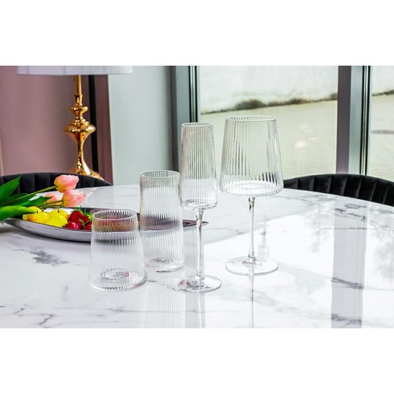 Szklanka RIFFLE 440ml Transparenty