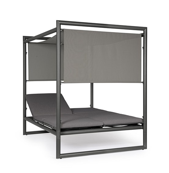 Łóżko Ogrodowe KONNOR Szary