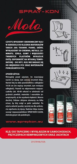 Klej w Sprayu SPRAY-KON MOTO 500ml