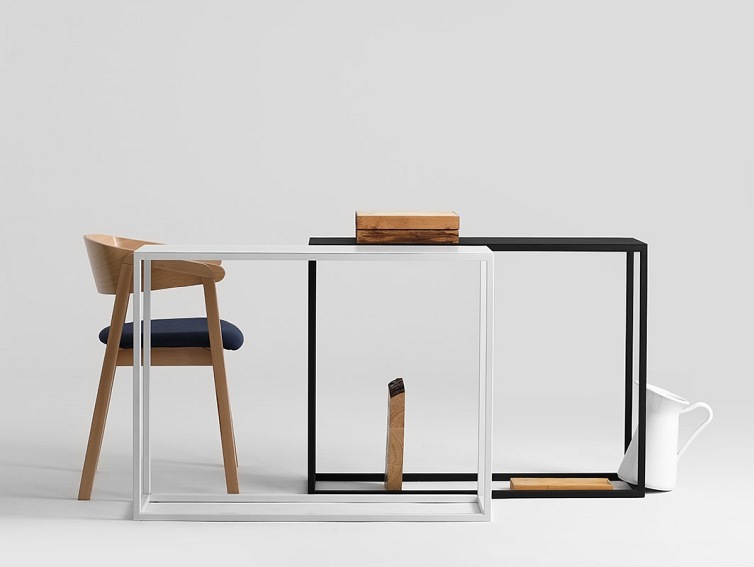 Konsola JULITA METAL 75-1F Czarny