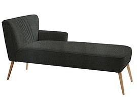 Leżanka Harry P 152x74 Szary/Naturalny