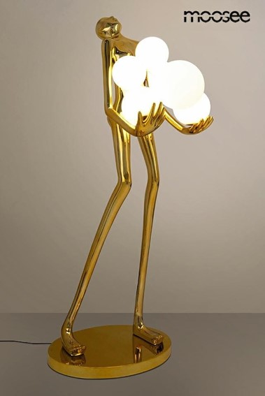 Lampa Podłogowa HUMAN GOLD PREMIUM Złoty