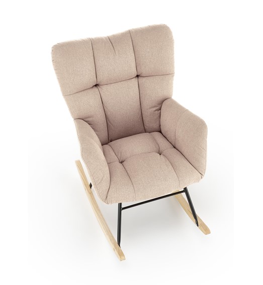 Fotel Bujany VASCO Beżowy