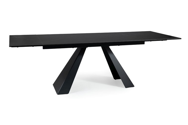 Stół Rozkładany SALVADORE Ceramic (160-240)x90 Sahara Noir/Czarny