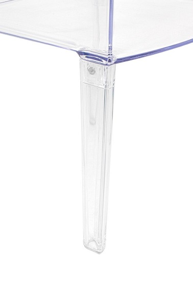 Stolik VISION 34x40 Transparentny/Poliwęglan