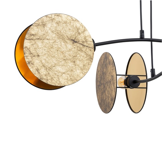 Lampa Wisząca MOTIF 4 Złoty