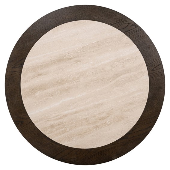 Stolik Kawowy NANDO Fi100cm Brązowy