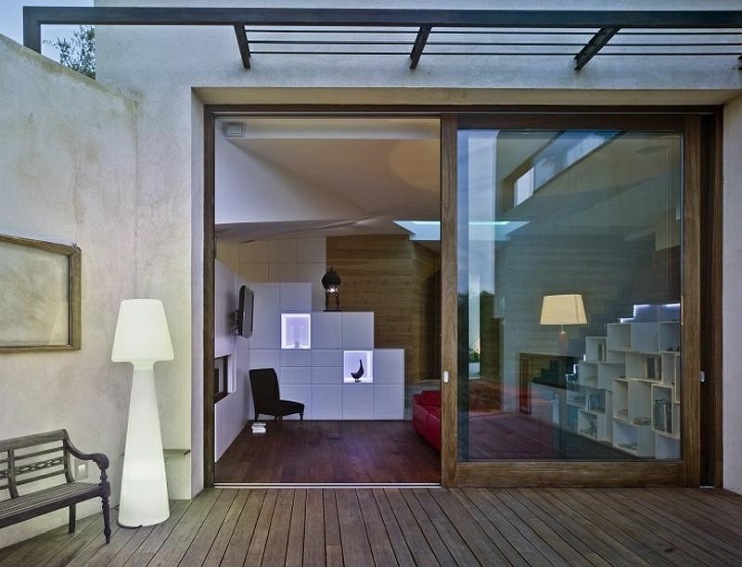 Lampa podłogowa Lola 165 Biała, LED zasil. akumulatorowe