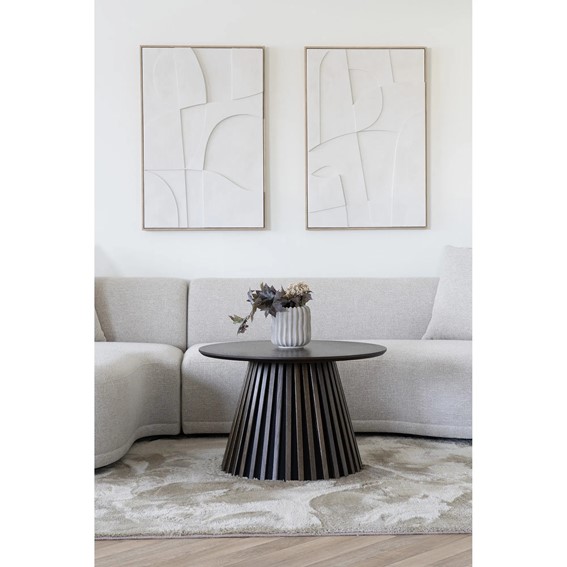 Doniczka/Osłonka Ceramiczna LAMELL Szary