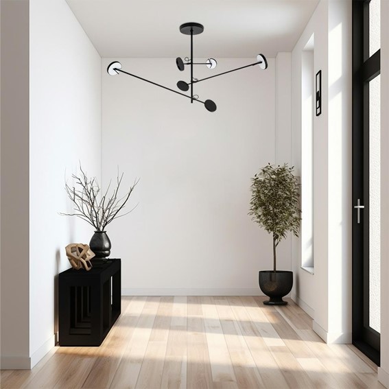 Lampa Wisząca BOBBIE 3 Czarny