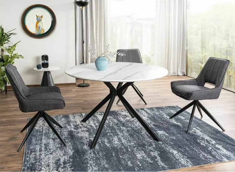 Krzesło TELLO Bjorn Czarny/Szary 13