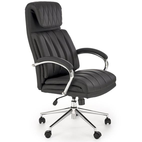 Fotel Gabinetowy ROMANO Czarny