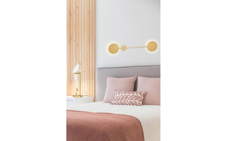 Lampa Ścienna SHADOW 2 Złoty