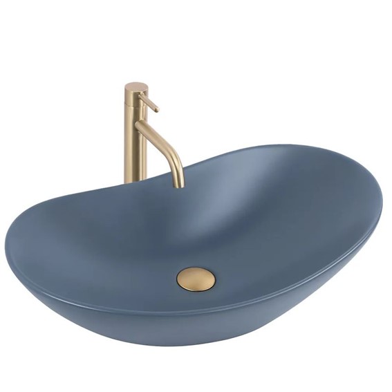 Umywalka Nablatowa ROYAL Niebieski