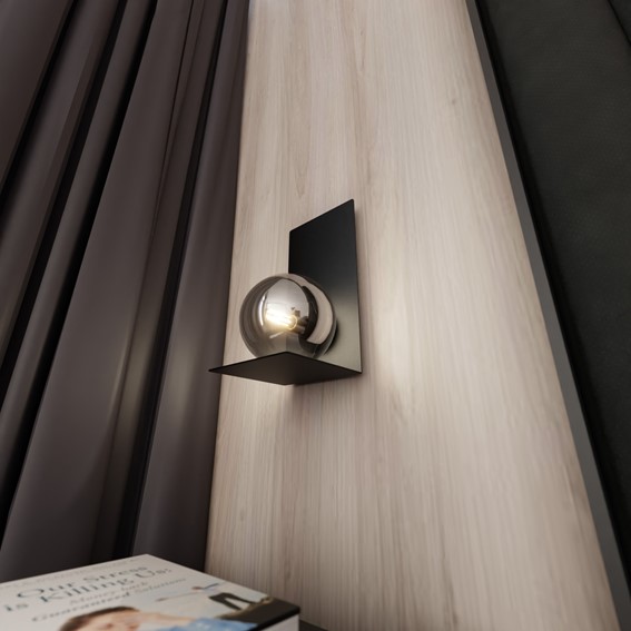 Kinkiet FORM 6 Czarny