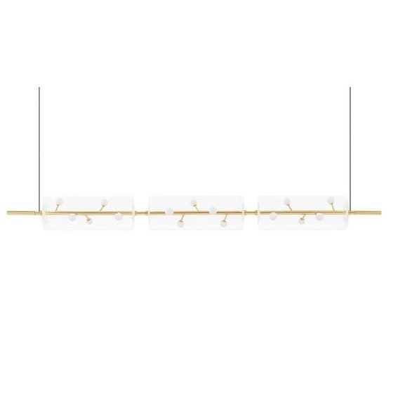 Lampa Wisząca CLARA Złoty