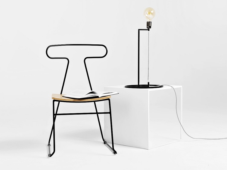 Lampa Stołowa Strang Table 31x36 Czarny