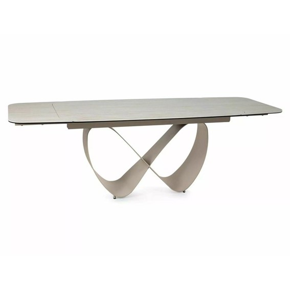 Stół Rozkładany INFINITY Ceramic (240-160)x95cm Beż Mat/Kaszmir