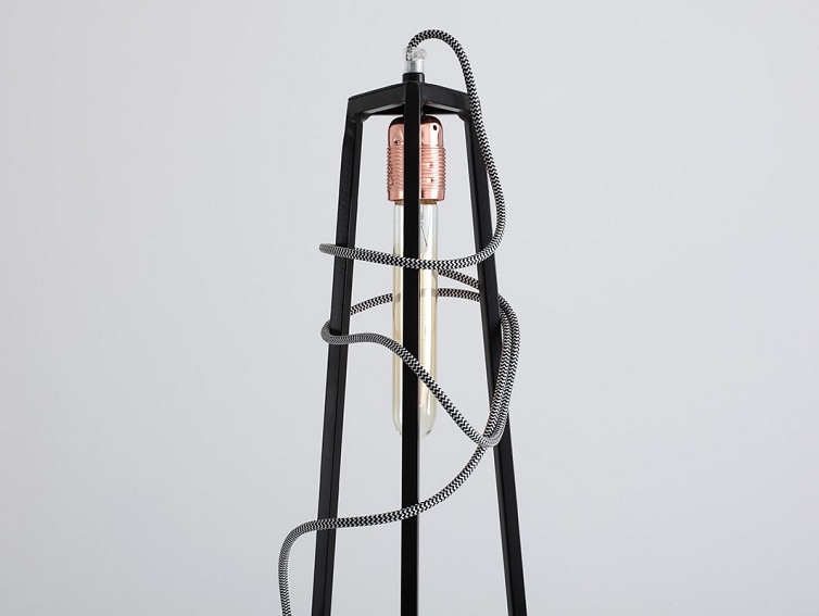 Lampa Podłogowa TRIMETRIC FLOOR Czarny