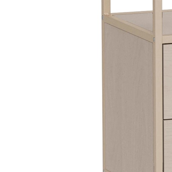 Regał SEAFORD II z Szufladami Beżowy