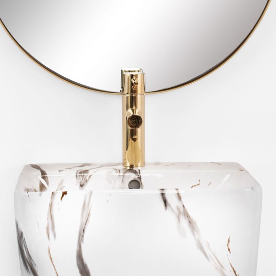 Umywalka Wolnostojąca ARIS MARBLE Marmur