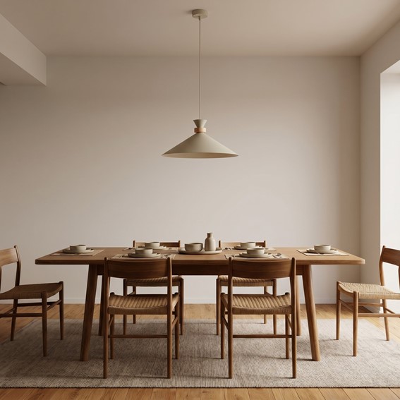 Lampa Wisząca OLIVO 1M Beżowy